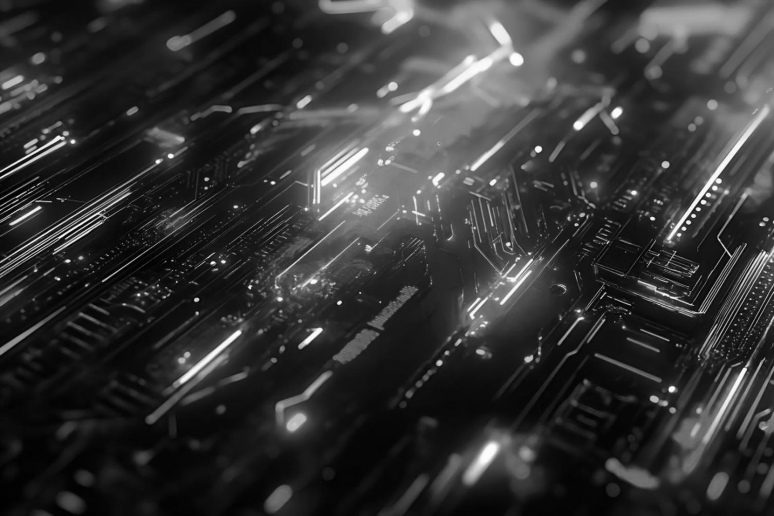 Moderne Serverinfrastruktur mit mehreren Recheneinheiten für KI-Anwendungen